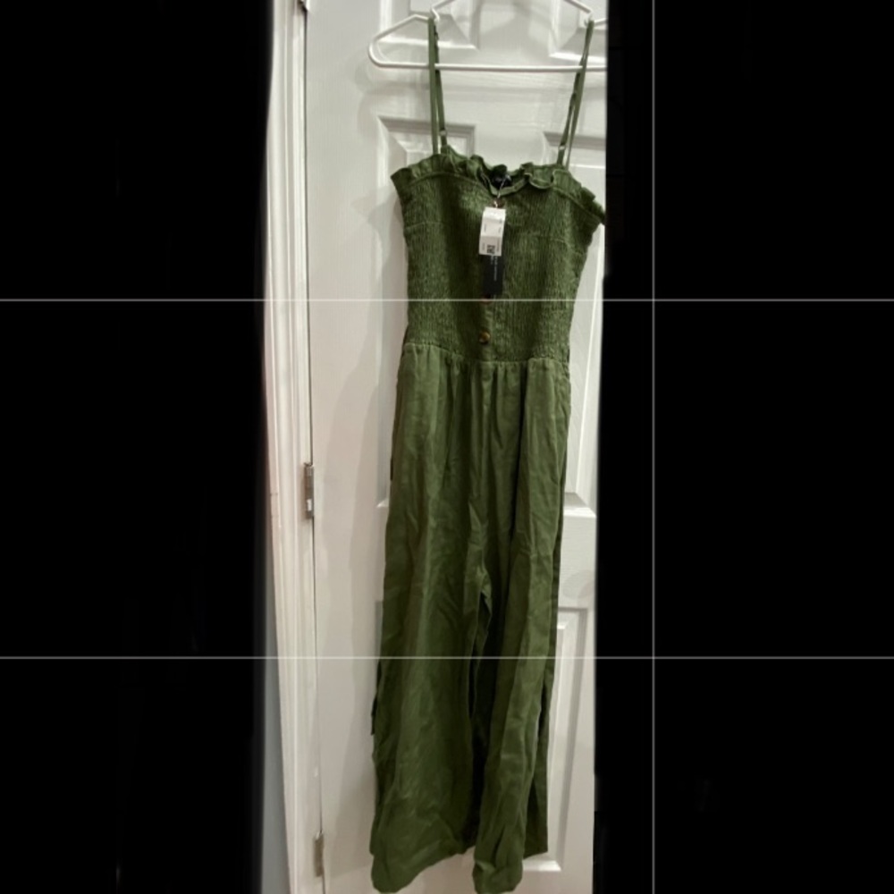 Green jumpsuit